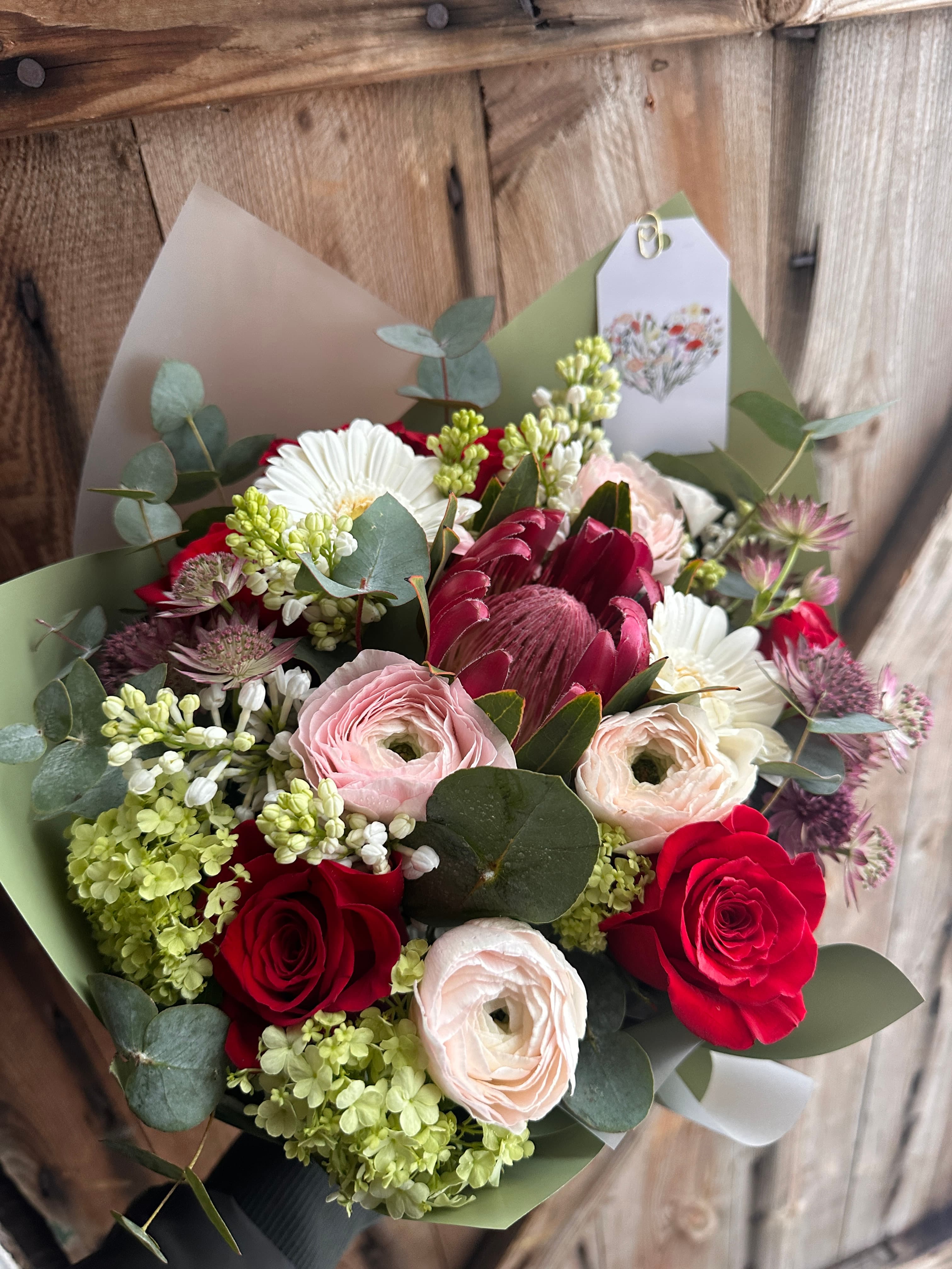 Mellan kärleksbukett